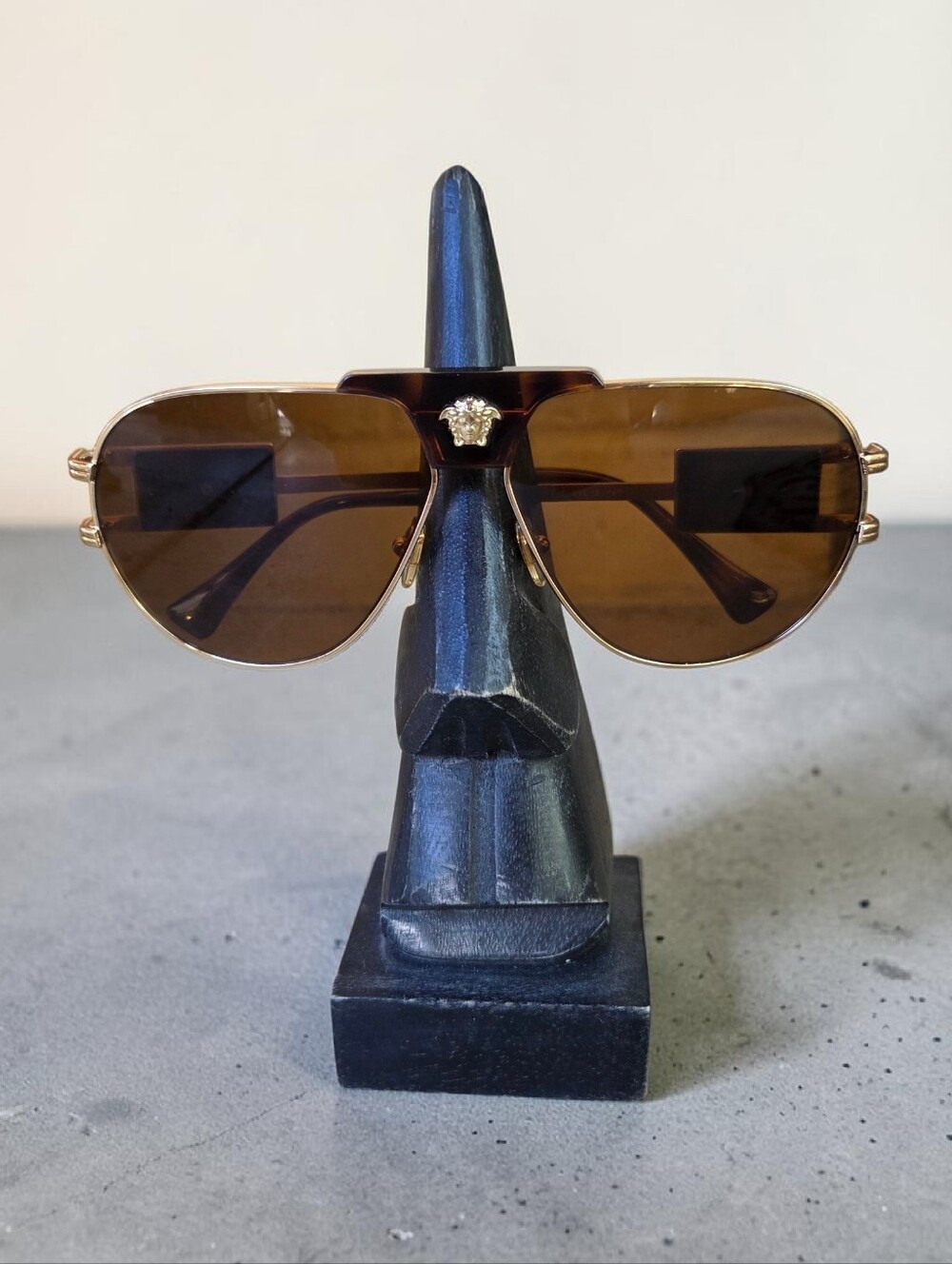 Versace Aviator Sunglasses with Gold Frame
